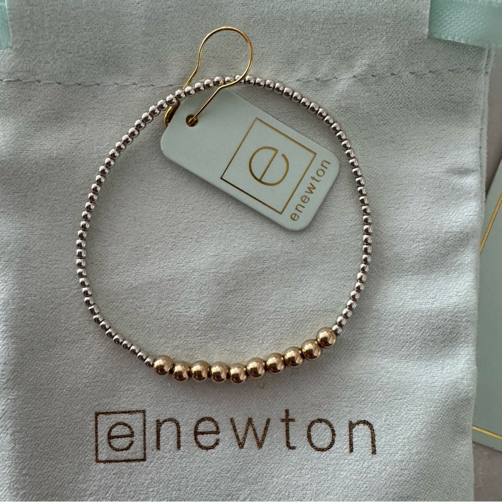 eNewton Mixed Metal Beaded Bracelet